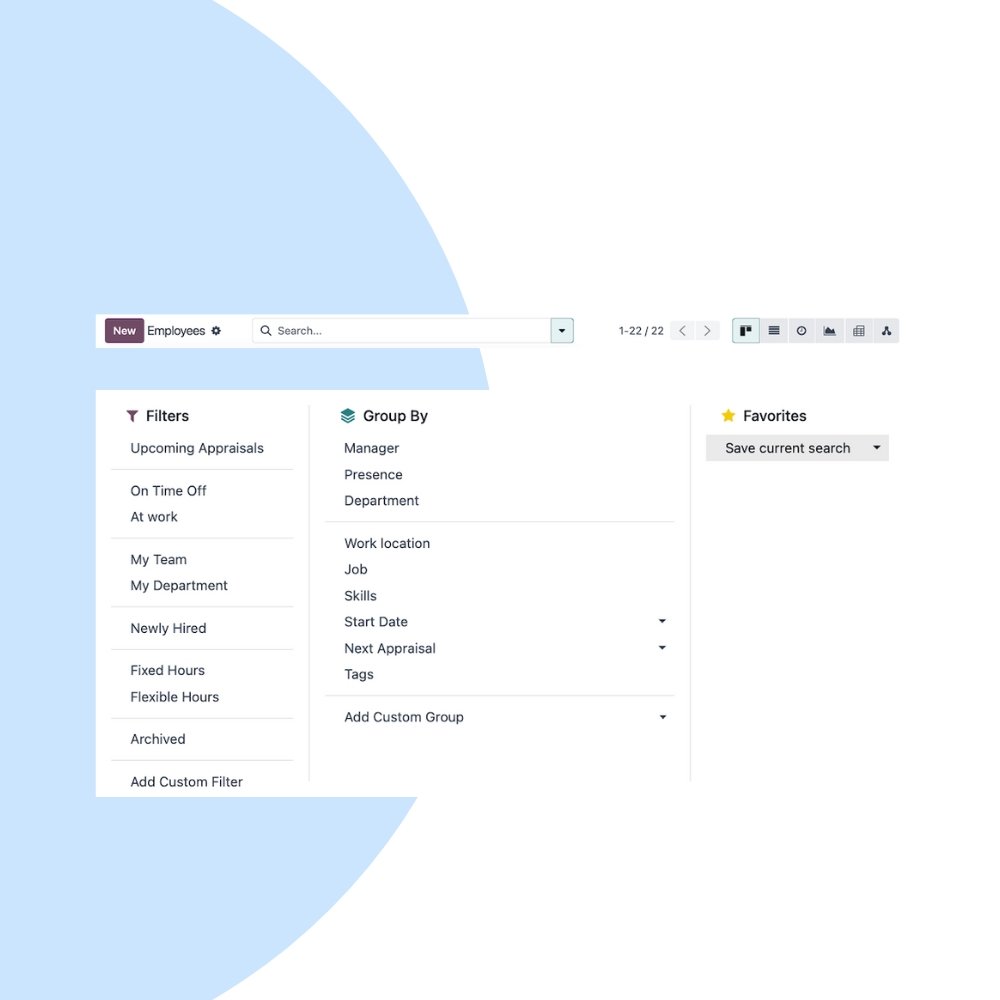 Odoo Employees Implementation