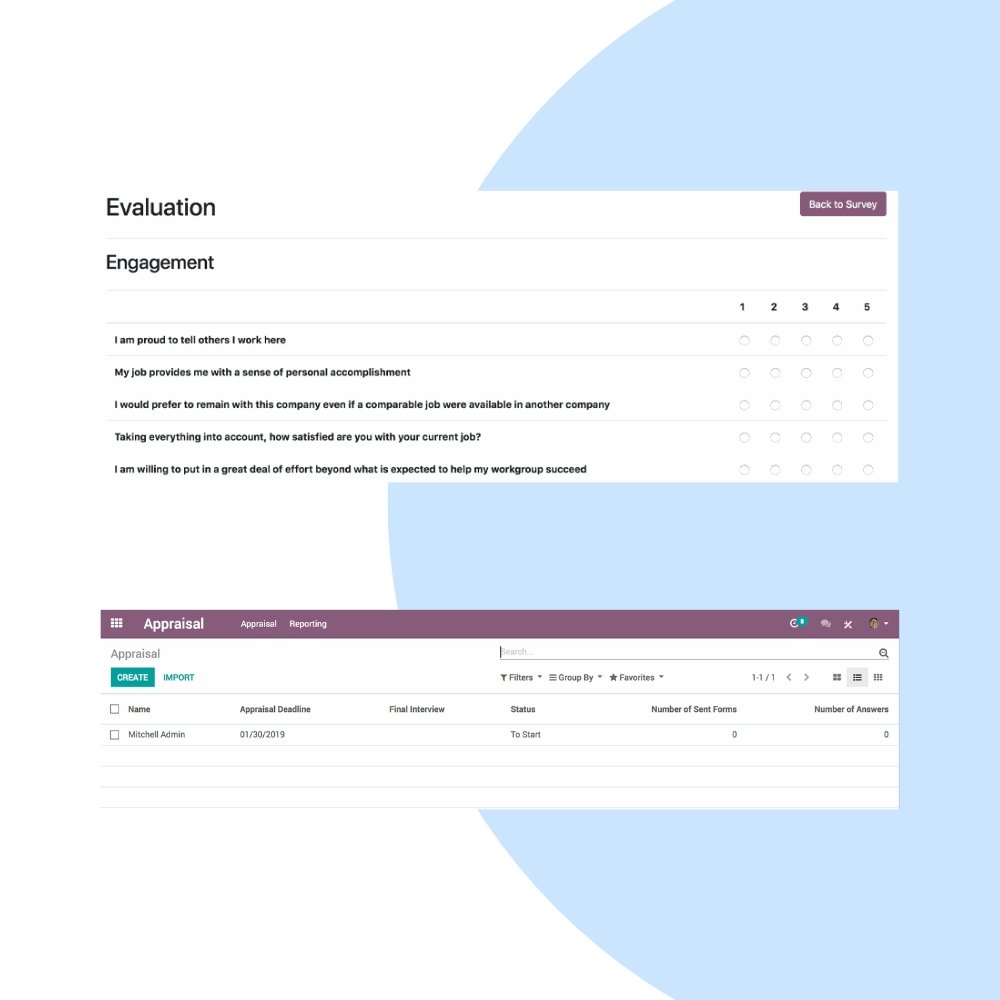 Odoo Appraisals Implementation