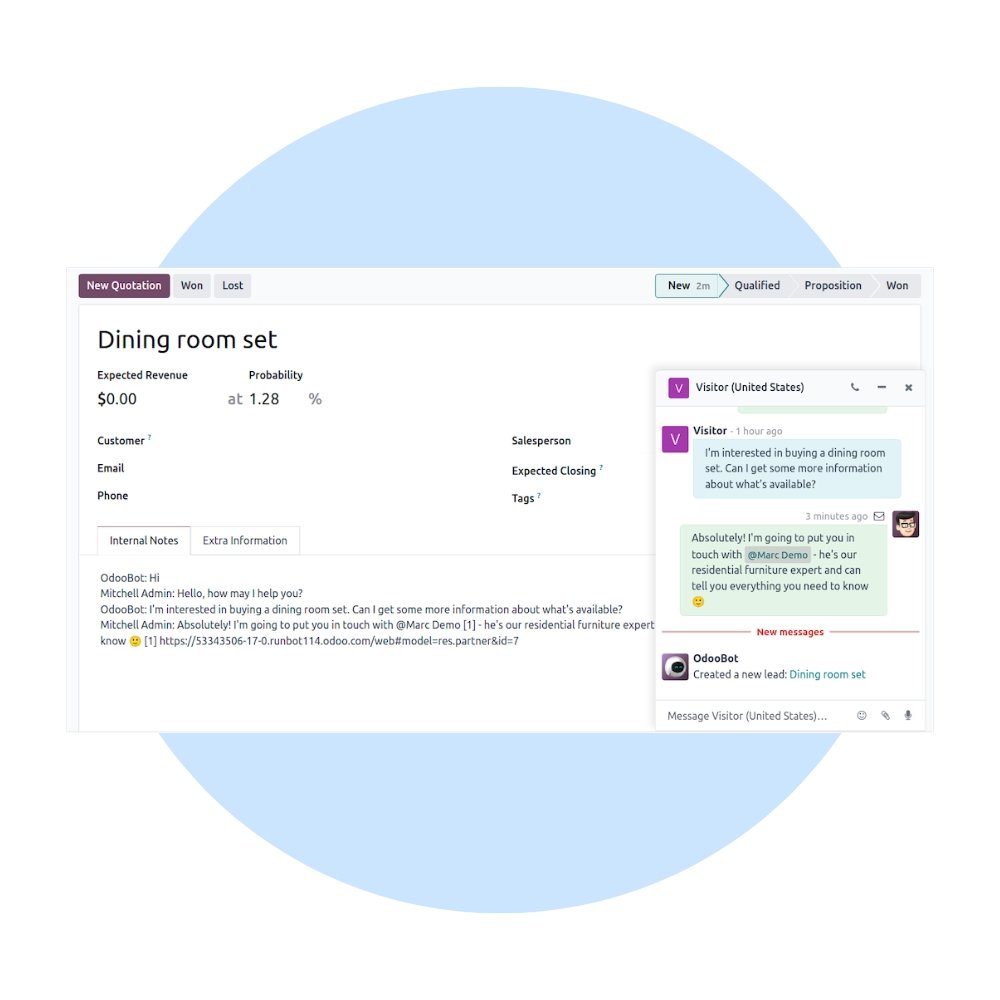 Odoo Discuss Support
