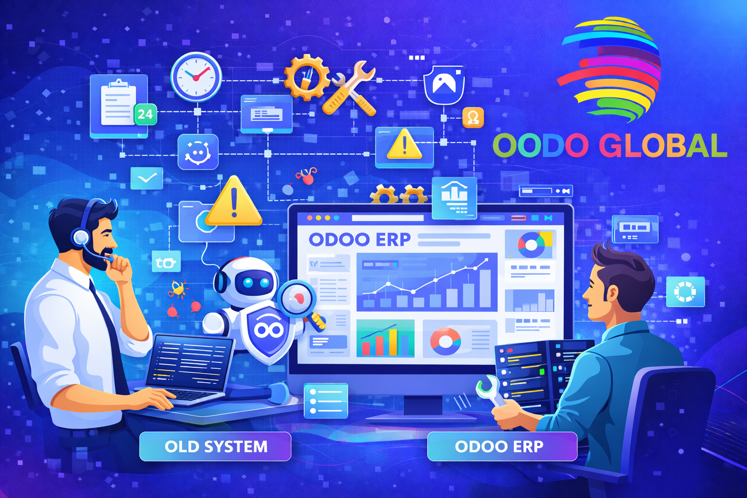 Odoo Maintenance Services | Odoo ERP AMC & Monitoring | Oodo Global